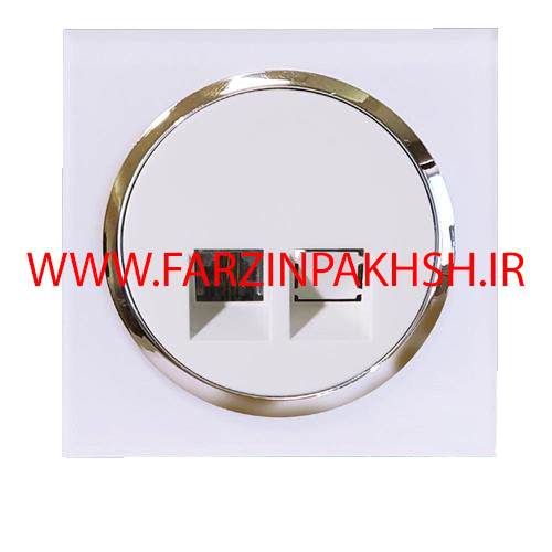 کلید یک پل توکار دلند مدل آدا زه نقره ای