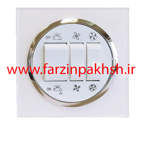 کلید یک پل توکار دلند مدل آدا زه نقره ای