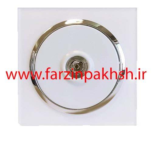 کلید یک پل توکار دلند مدل آدا زه نقره ای