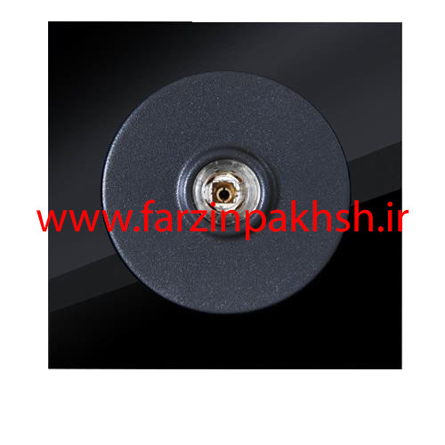 کلید یک پل توکار دلند مدل آوا پلکسی قاب مشکی