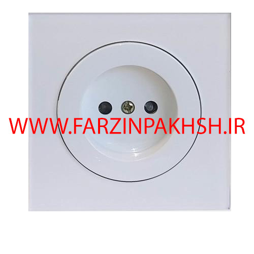 کلید و پریز توکار دلند مدل آوا سفید