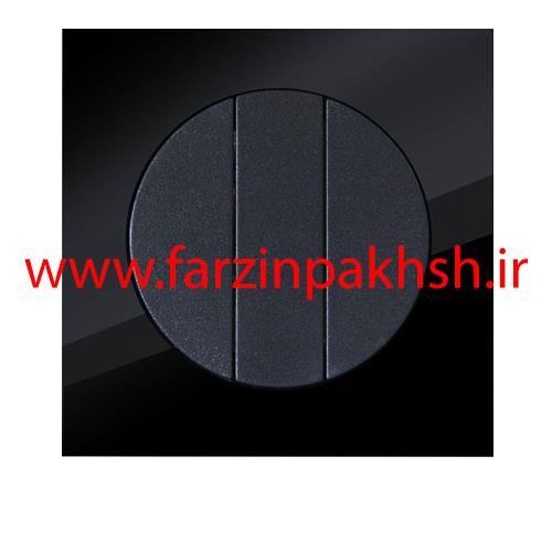 کلید یک پل توکار دلند مدل آوا پلکسی مشکی