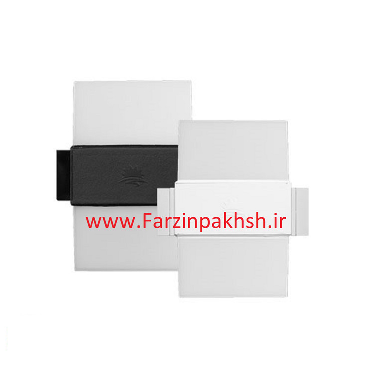 چراغ دیواری 12 وات IP65 مشکی پارس شعاع توس مدل رادین