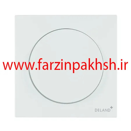 کلید و پریز توکار سفید دلند مدل آوا