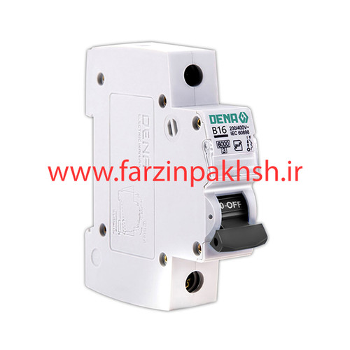 فیوز مینیاتوری تک پل 16 آمپر دنا الکتریک ایرانیان
