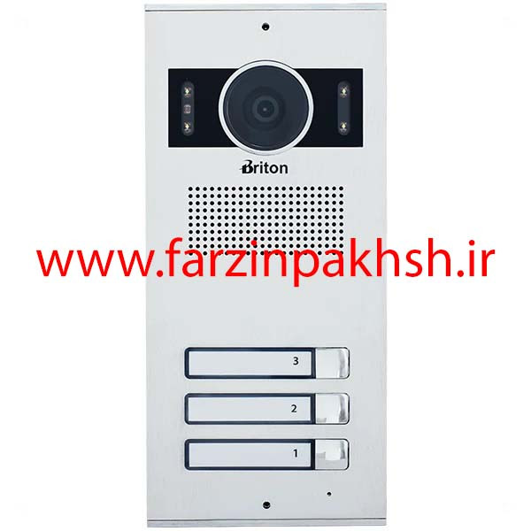 پنل آیفون تصویری برایتون مدل BPK-D سه واحدی