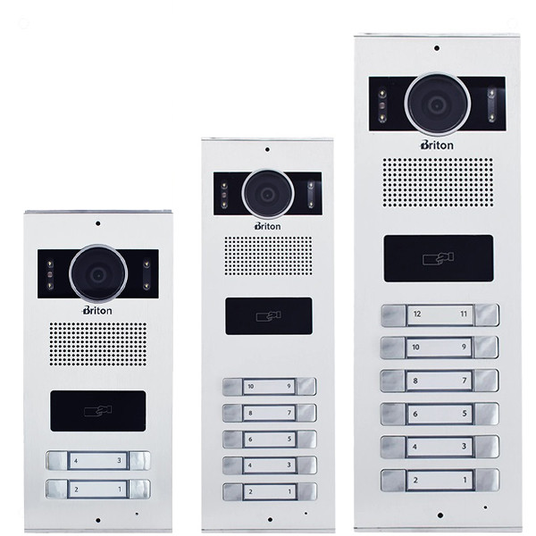 پنل آیفون تصویری برایتون کارتی مدل BPK_2006_R (شش واحدی)