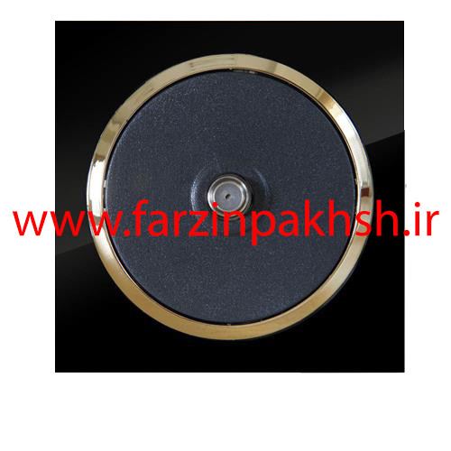 کلید یک پل توکار دلند مدل آوا پلکسی مشکی زه طلایی