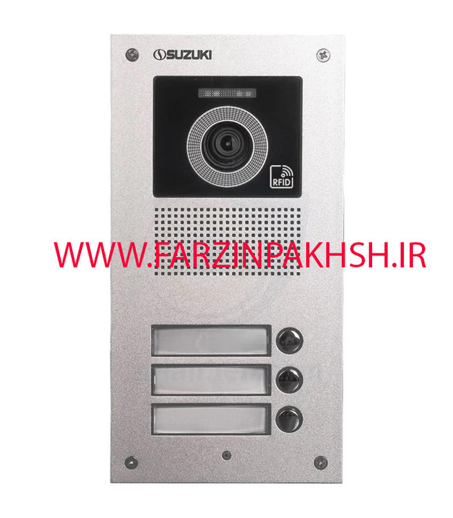 پنل آیفون تصویری سوزوکی مدل SZ-U سه واحدی
