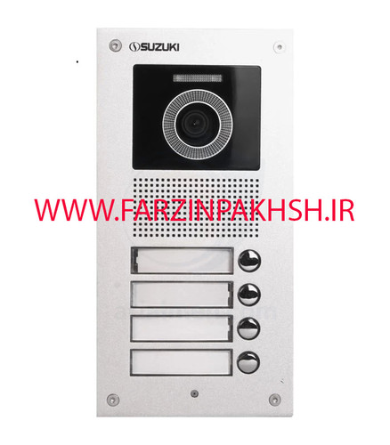 پنل آیفون تصویری سوزوکی مدل SZ-U چهار واحدی