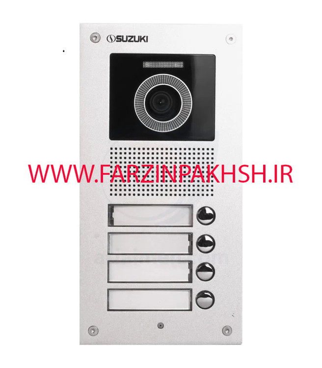 پنل آیفون تصویری سوزوکی مدل SZ-U چهار واحدی