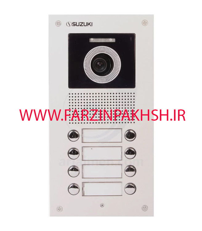 پنل آیفون تصویری سوزوکی مدل SZ-U هشت واحدی