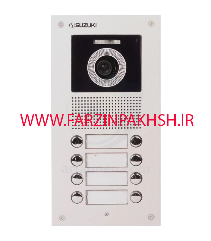 پنل آیفون تصویری سوزوکی مدل SZ-U هشت واحدی