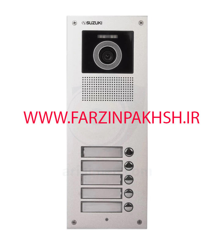 پنل آیفون تصویری سوزوکی مدل SZ-U پنج واحدی