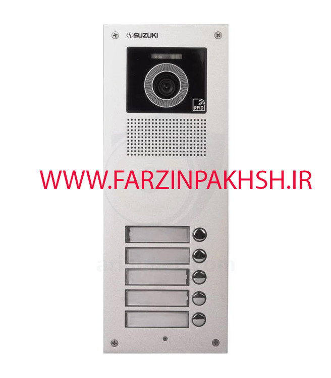 پنل آیفون تصویری سوزوکی مدل SZ-U پنج واحدی