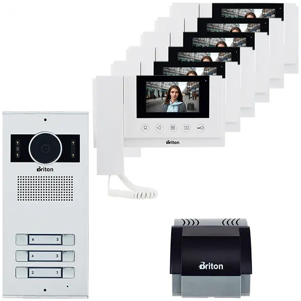 آیفون تصویری برایتون مدل 4310 – 1 تا 8 واحدی