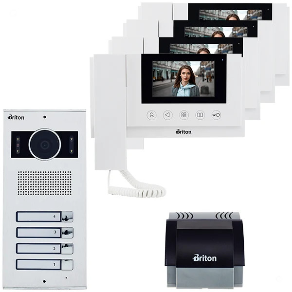 آیفون تصویری برایتون مدل 4310 – 1 تا 8 واحدی