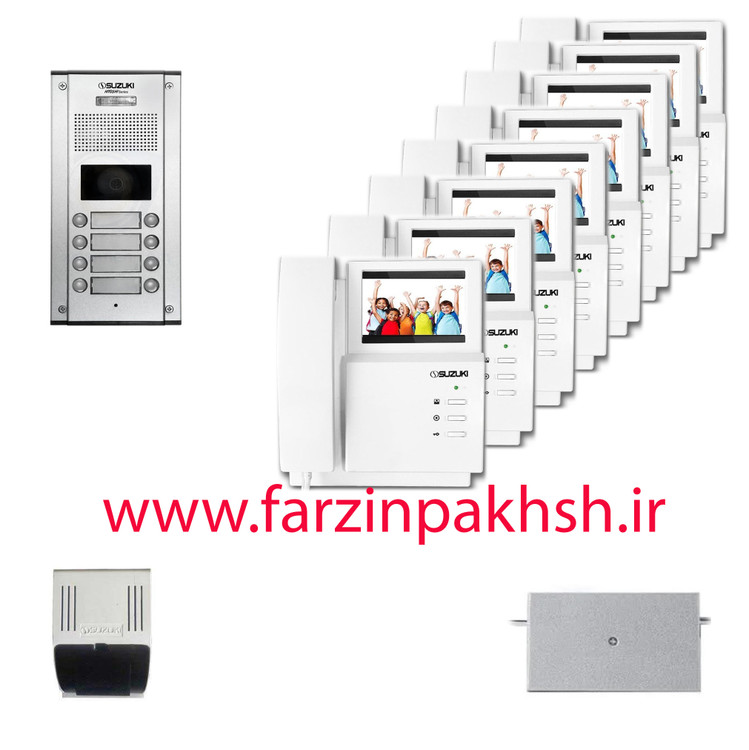 پک کامل آیفون تصویری سوزوکی مدل SZ_413 یک تا ده واحدی