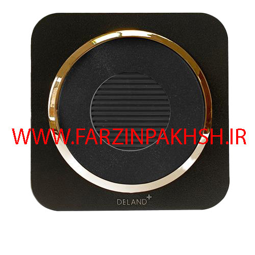 کلید یک پل توکار دلند مدل آدا مشکی زه طلایی