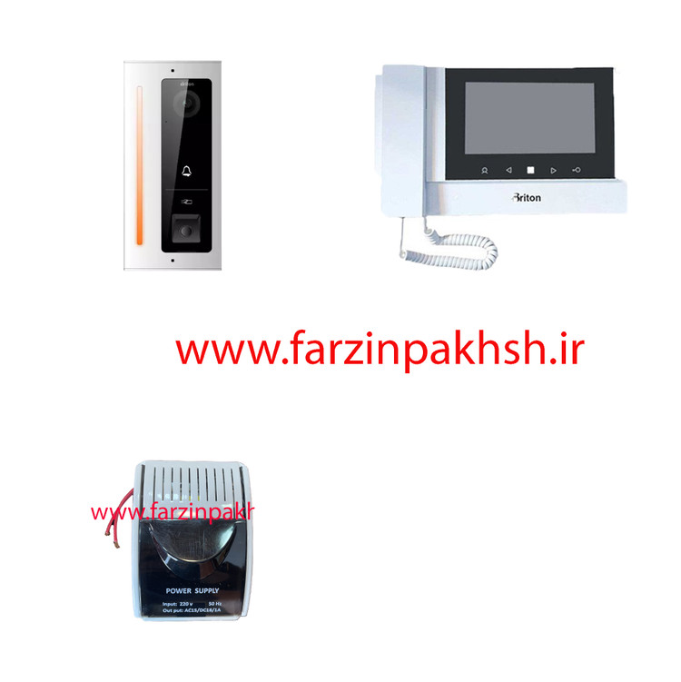پک کامل آیفون تصویری برایتون 7020 با پنل کریستال 1-10 واحدی