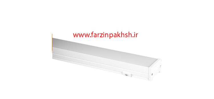 چراغ خطی SMD روکار 70 وات D45-L1.8 پارس شعاع توس مدل کاوانا بدنه سفید