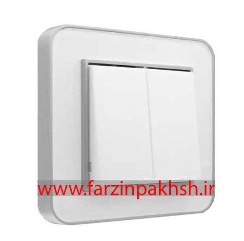 کلید یک پل توکار ایران الکتریک مدل ارس پلکسی سفید