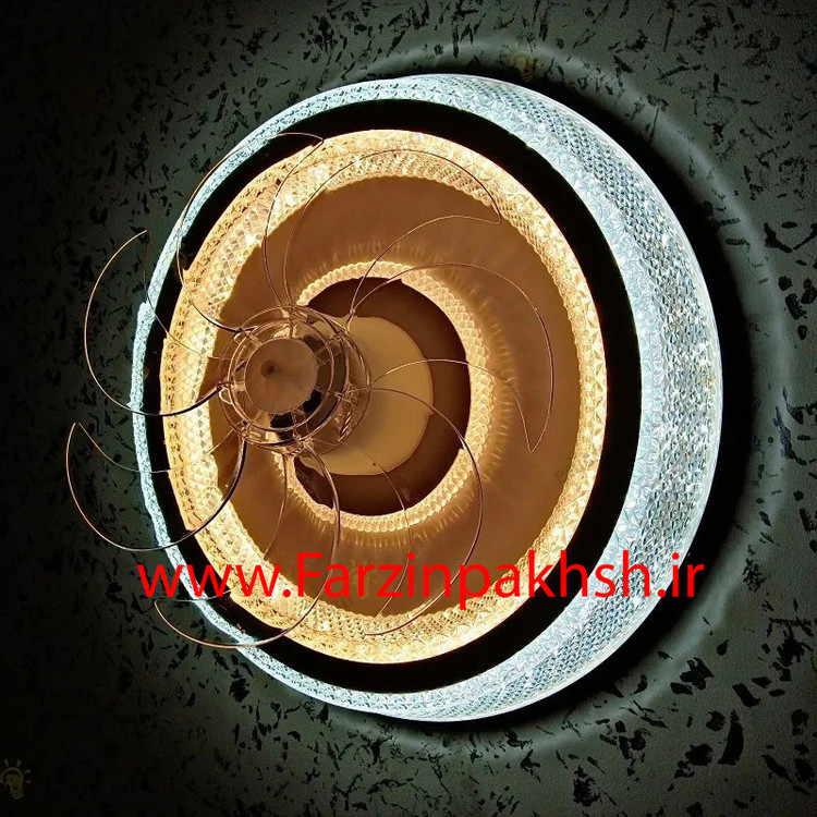 چراغ سقفی72 وات گرد پنکه دار ویمکس مدل IR-V6372R-B