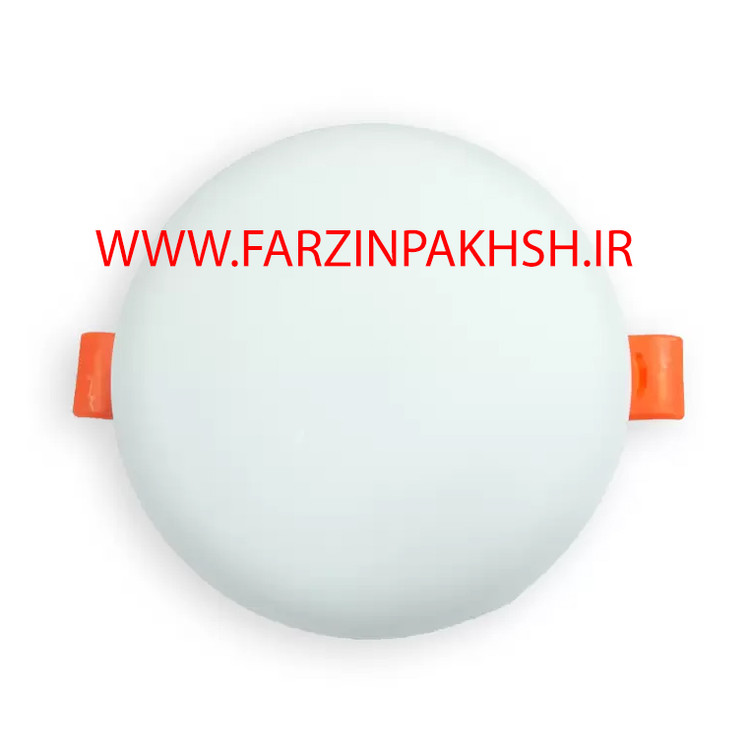 چراغ پنلی فول لایت فنر متحرک SMD توکار 18 وات دایره پرتو درخشان (GCC)