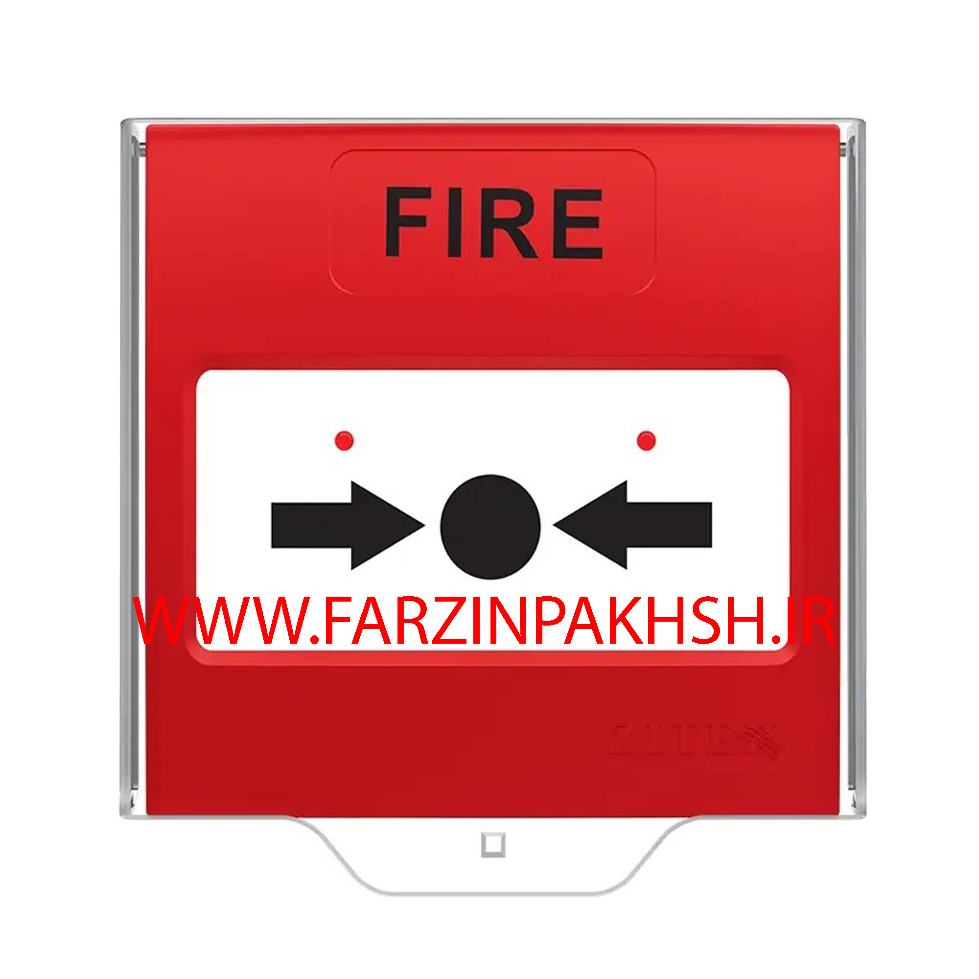 شستی اعلام حریق آدرس پذیر زیتکس مدل ZX-CP ۴۰۰۰ AD