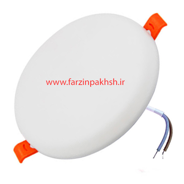 چراغ پنلی فول لایت فنر متحرک SMD توکار 24 وات دایره پرتو درخشان (GCC)
