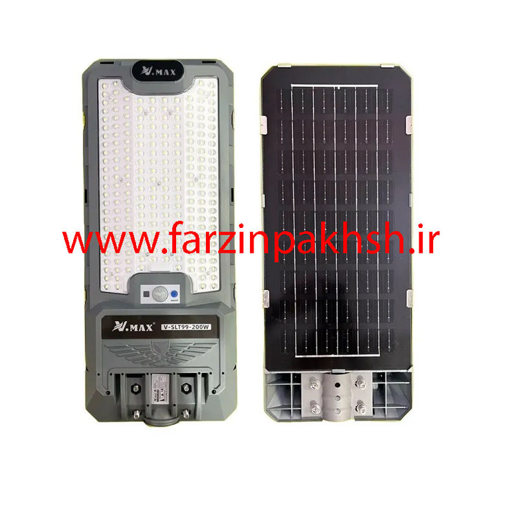 چراغ خیابانی خورشیدی 200 وات ویمکس مدل V_SLT99_200W(IR_V82200)