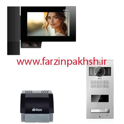 پک آیفون تصویری 7045_WIFI برایتون با پنل کارتی 1 تا 10 واحدی مشکی
