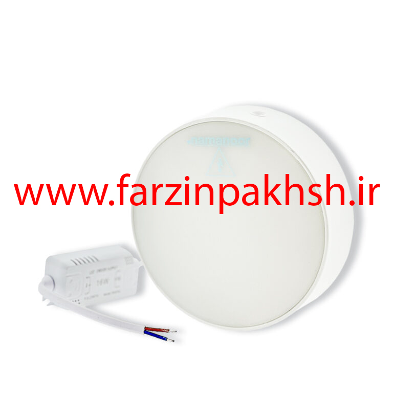 چراغ پنلی SMD روکار 16 وات دایره مدل مهتا نمانور