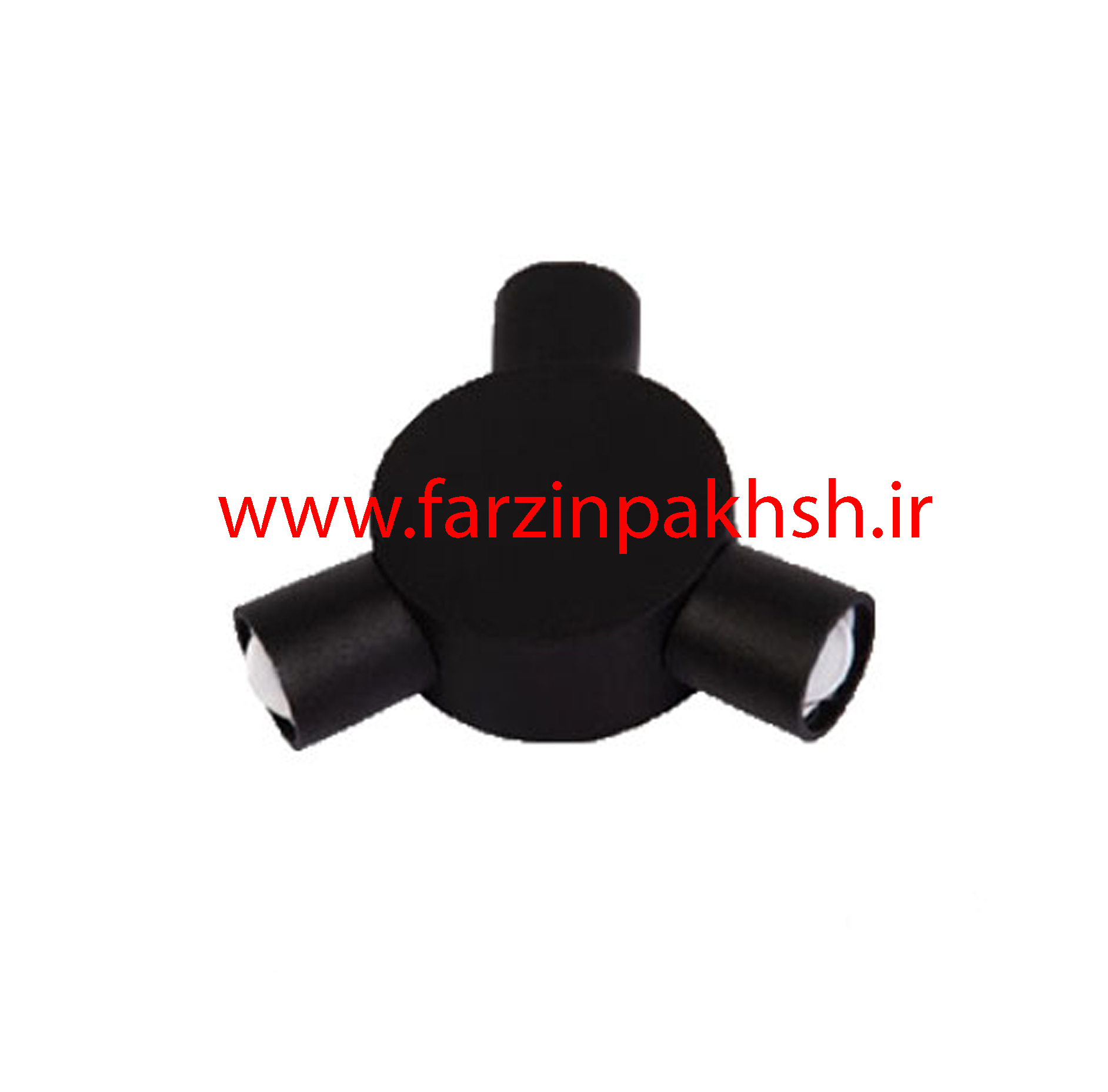 چراغ دکوراتیو گرد لوله بلند سه طرفه 3 وات رسام مدل RL204-3