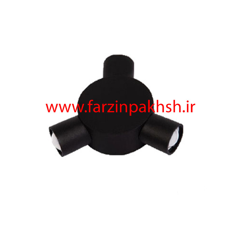 چراغ دکوراتیو گرد لوله بلند سه طرفه 3 وات رسام مدل RL204-3