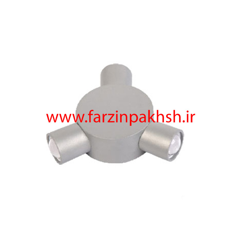 چراغ دکوراتیو گرد لوله بلند سه طرفه 3 وات رسام مدل RL204-3