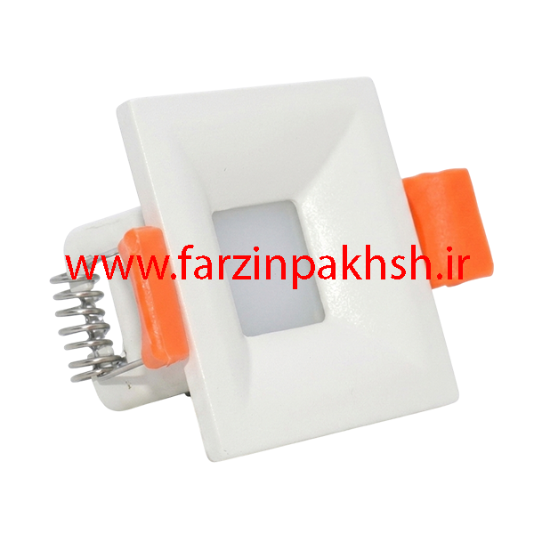 چراغ چشمی 3 وات (SMD) کلاسیک رویه مربع زانیس مدل طلقی