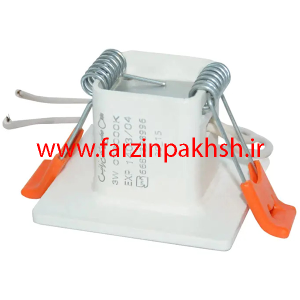 چراغ چشمی 3 وات (SMD) کلاسیک رویه مربع زانیس مدل طلقی