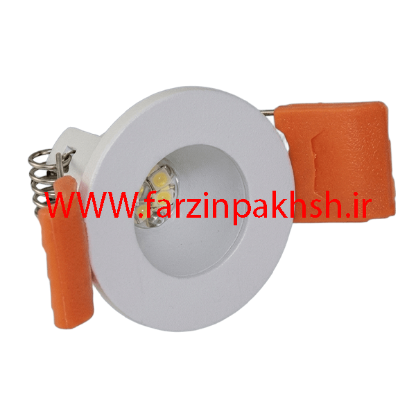چراغ چشمی3 وات (SMD) انگشتی زانیس مدل بدنه سفید لنزی