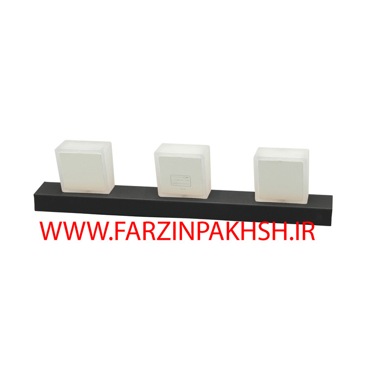 چراغ دکوراتیو 18 وات مدل برلیان فلزی مشکی زانیس