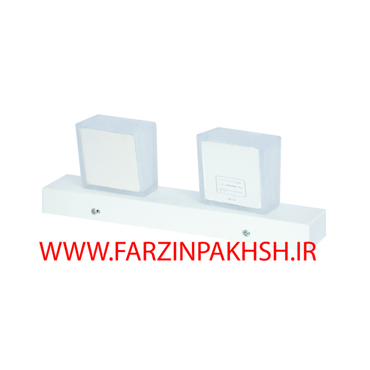 چراغ دکوراتیو دیواری 12 وات فلزی سفید زانیس مدل برلیان