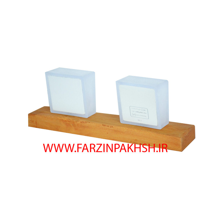 چراغ دکوراتیو دیواری 12 وات چوبی زانیس مدل برلیان