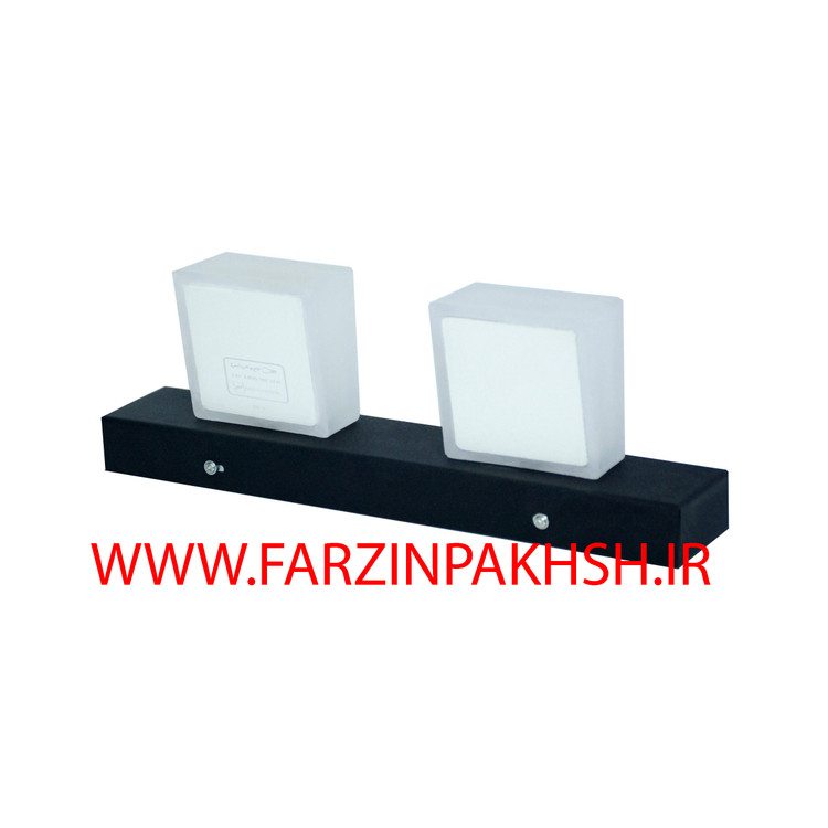 چراغ دکوراتیو دیواری 12 وات فلزی مشکی زانیس مدل برلیان