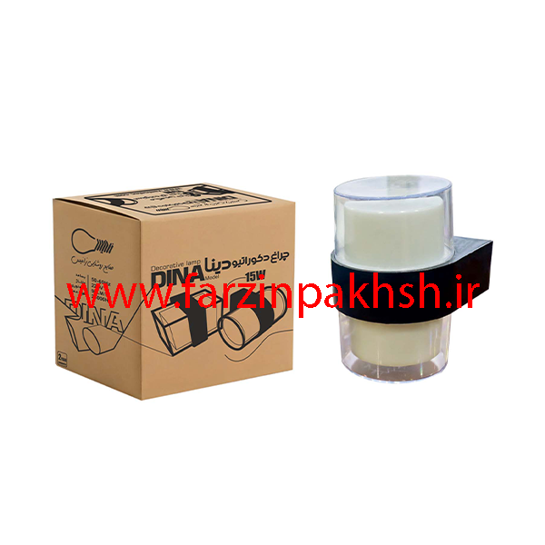 چراغ دکوراتیو 15 وات استوانه ای زانیس مدل دینا