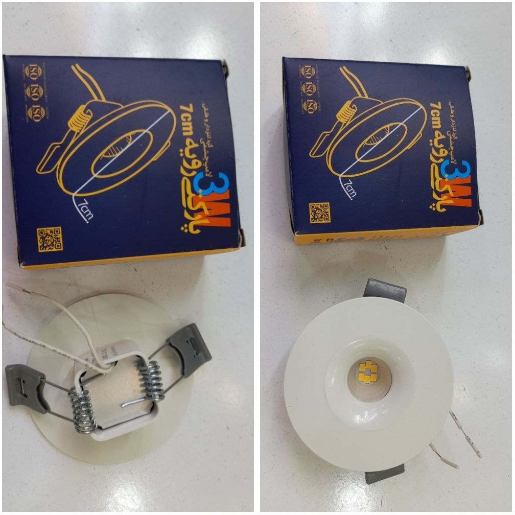 چراغ چشمی متحرک (SMD) 3 وات زانیس مدل لنزی