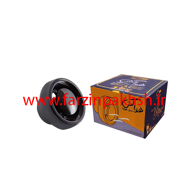 هواکش سایز 10 سانتیمتری زانیس مدل هوژن بدنه مشکی