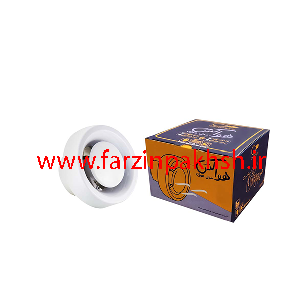 هواکش سایز 10 سانتیمتری زانیس مدل هوژن بدنه سفید