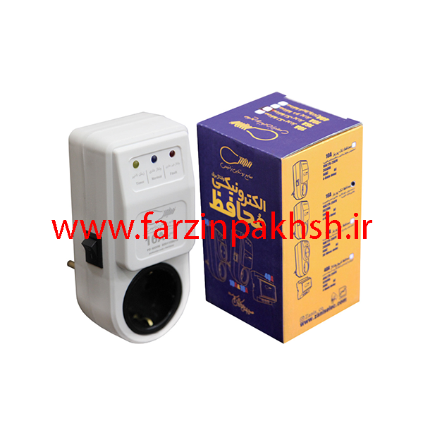 محافظ تک پریز 16 آمپر ارت دار زانیس مدل دیواری (مخصوص کولر گازی)
