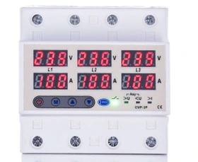 محافظ ولتاژ و جریان سه فاز JBH مدل CVP3-63 ظرفیت ۶۳ آمپر