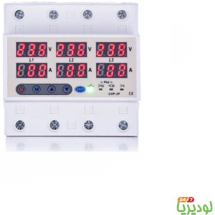 محافظ ولتاژ جریان 3فاز 100 آمپر کد CVP-3P-100AبرندJBH